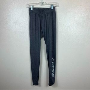 GYMSHARK Charcoal Marl Gray Core Leggings